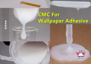 CMC blanco carboximetil celulosa / CMC en polvo para pegamento de papel tapiz