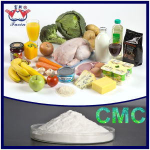 CMC blanco goma de celulosa en polvo de grado alimenticio